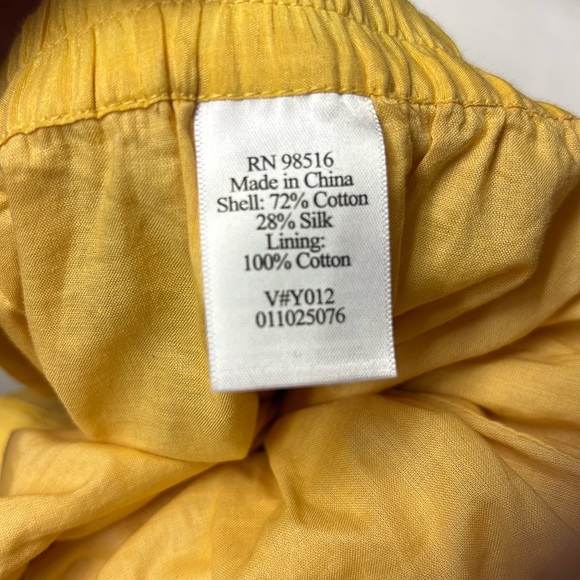 Coldwater Creek Broomstick Skirt in Yellow Size XL - Picture 5 of 5